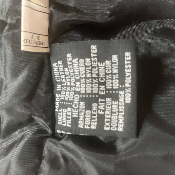 Big and Tall Global Identity GIII Leather Jacket Mens 4X Black VGCondition - Picture 4 of 4